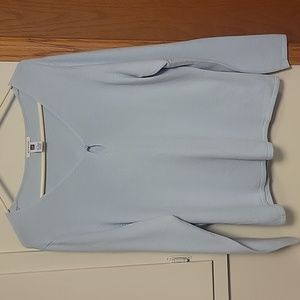 Light blue v neck Gap sweater